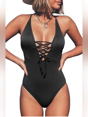 CUPSHE | popularity | remind me solid one-piece swimsuit